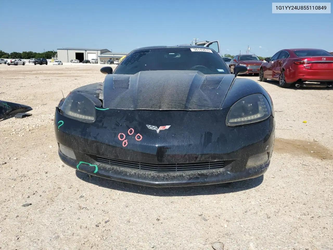 2005 Chevrolet Corvette VIN: 1G1YY24U855110849 Lot: 56145615