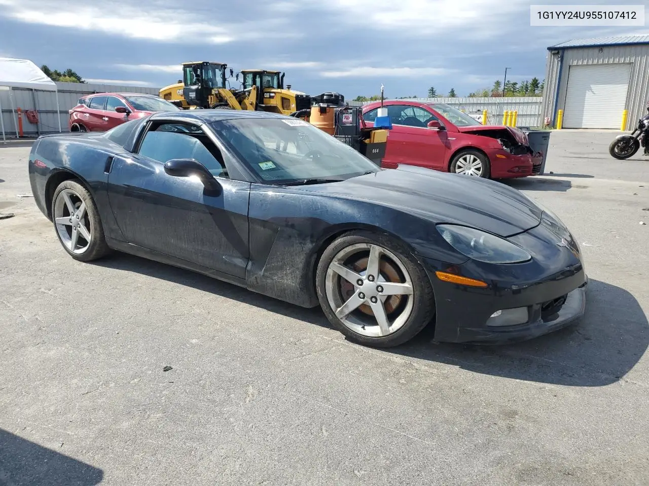 2005 Chevrolet Corvette VIN: 1G1YY24U955107412 Lot: 56670435