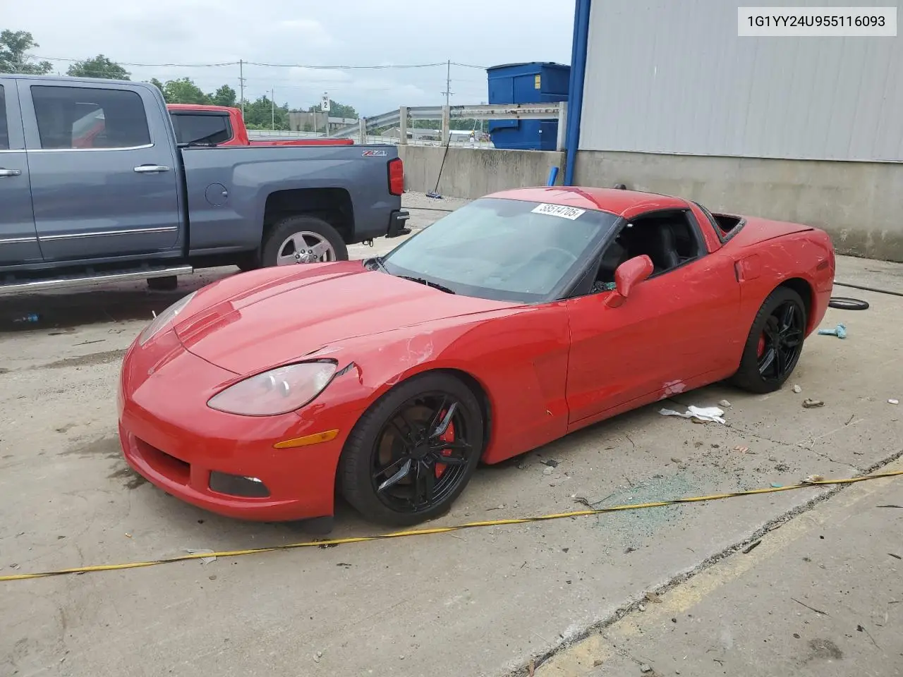 2005 Chevrolet Corvette VIN: 1G1YY24U955116093 Lot: 58514705
