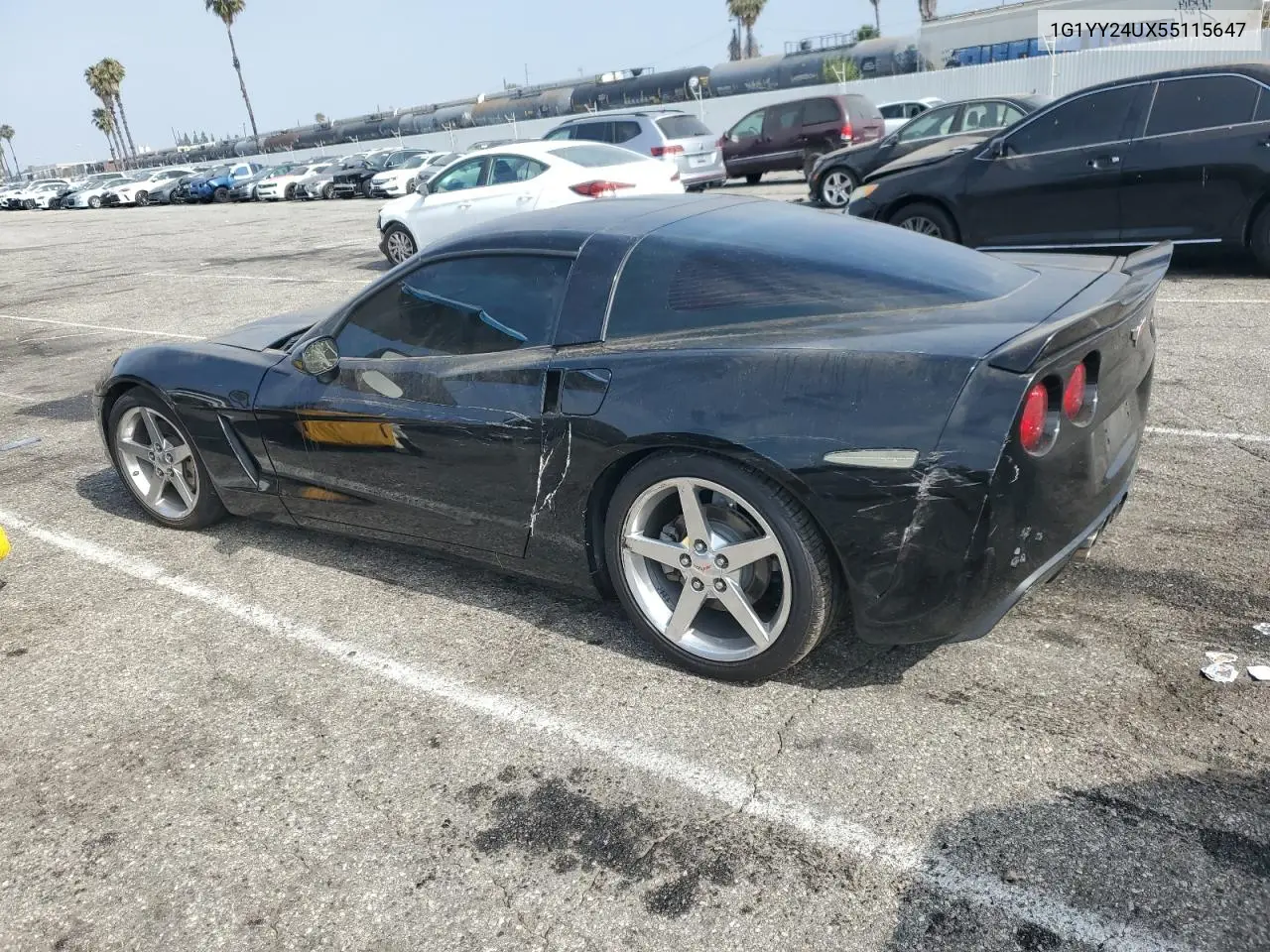 2005 Chevrolet Corvette VIN: 1G1YY24UX55115647 Lot: 61033055