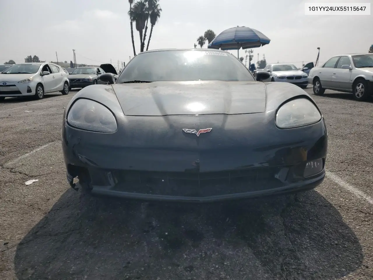 2005 Chevrolet Corvette VIN: 1G1YY24UX55115647 Lot: 61033055