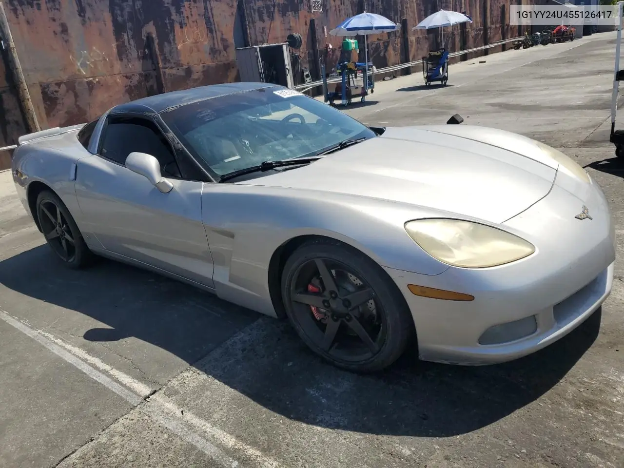 2005 Chevrolet Corvette VIN: 1G1YY24U455126417 Lot: 61257865