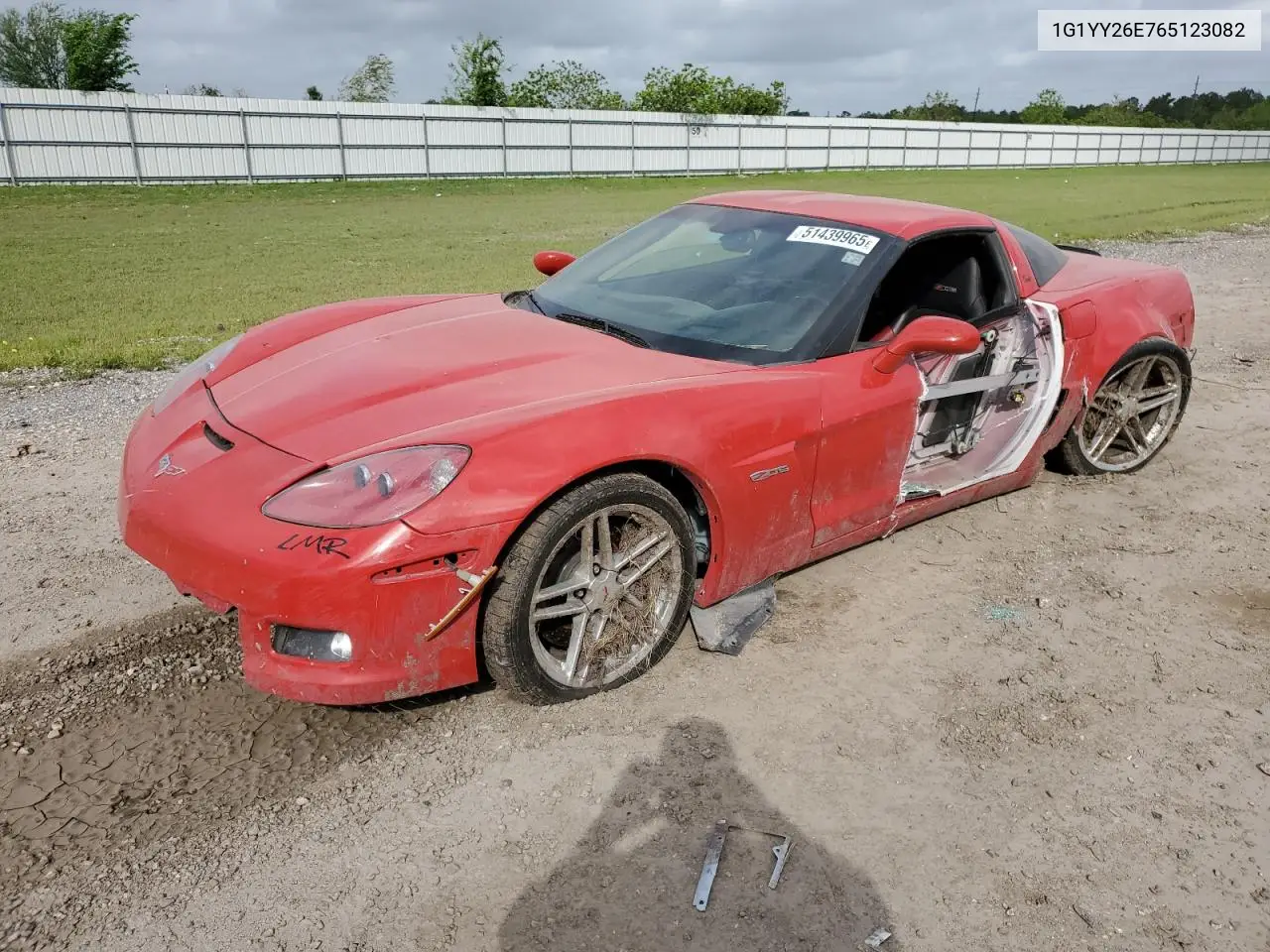 2006 Chevrolet Corvette Z06 VIN: 1G1YY26E765123082 Lot: 51439965