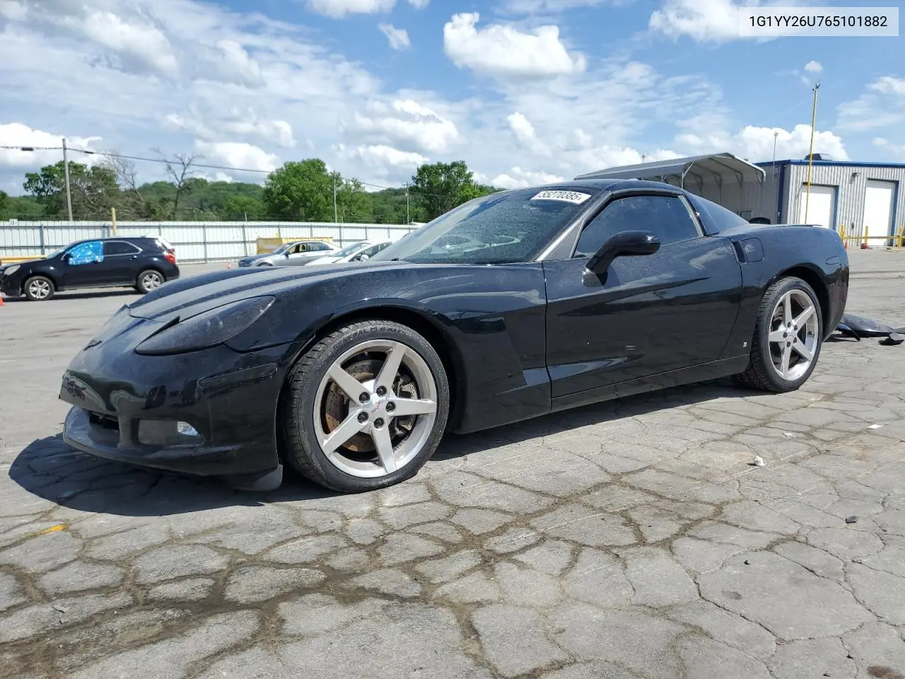 2006 Chevrolet Corvette VIN: 1G1YY26U765101882 Lot: 55270385