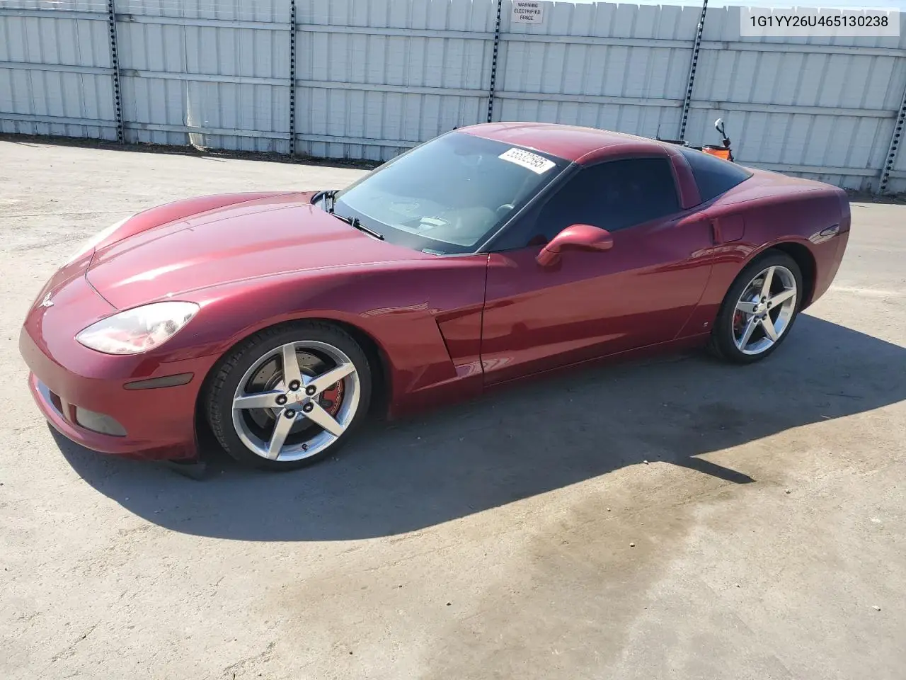 2006 Chevrolet Corvette VIN: 1G1YY26U465130238 Lot: 55532595