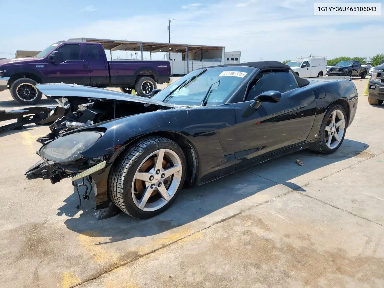 2006 Chevrolet Corvette VIN: 1G1YY36U465106043 Lot: 60796135