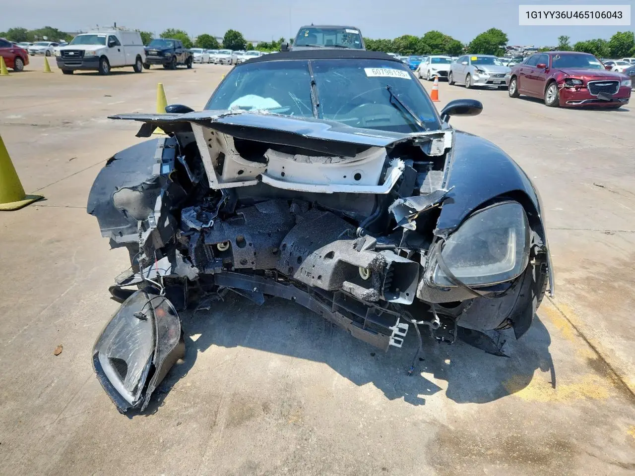 2006 Chevrolet Corvette VIN: 1G1YY36U465106043 Lot: 60796135