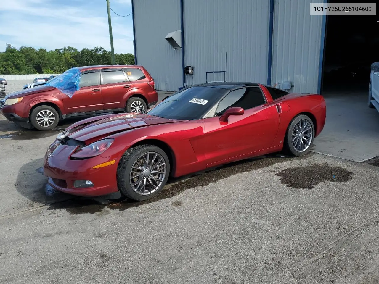 2006 Chevrolet Corvette VIN: 1G1YY25U265104609 Lot: 61553865