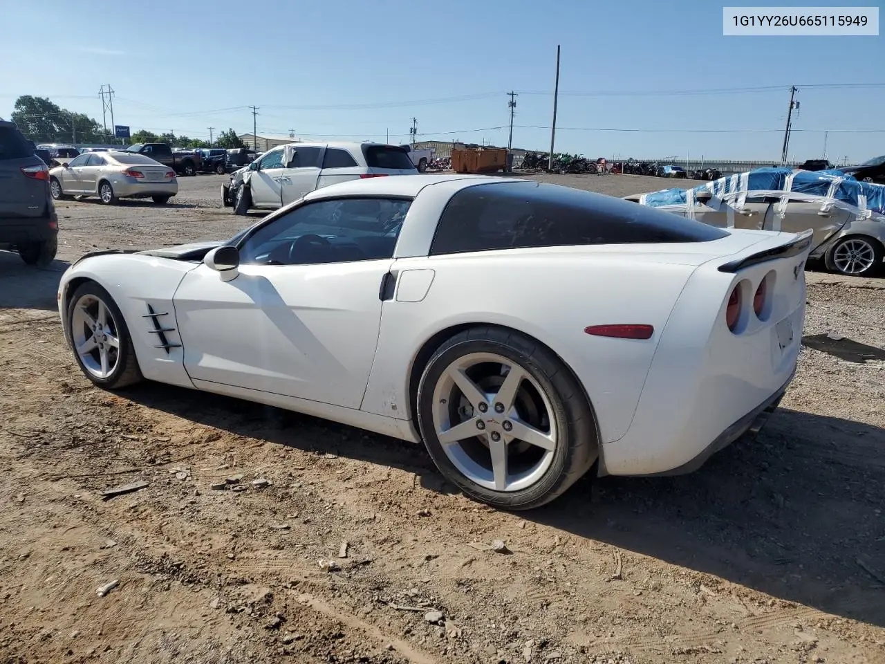 2006 Chevrolet Corvette VIN: 1G1YY26U665115949 Lot: 62159975