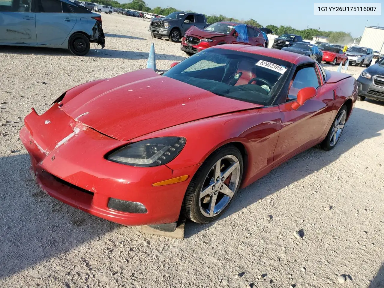 2007 Chevrolet Corvette VIN: 1G1YY26U175116007 Lot: 52902395