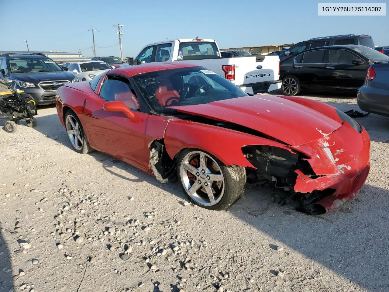 2007 Chevrolet Corvette VIN: 1G1YY26U175116007 Lot: 52902395