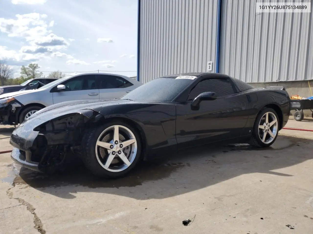 2007 Chevrolet Corvette VIN: 1G1YY26U875134889 Lot: 54178975