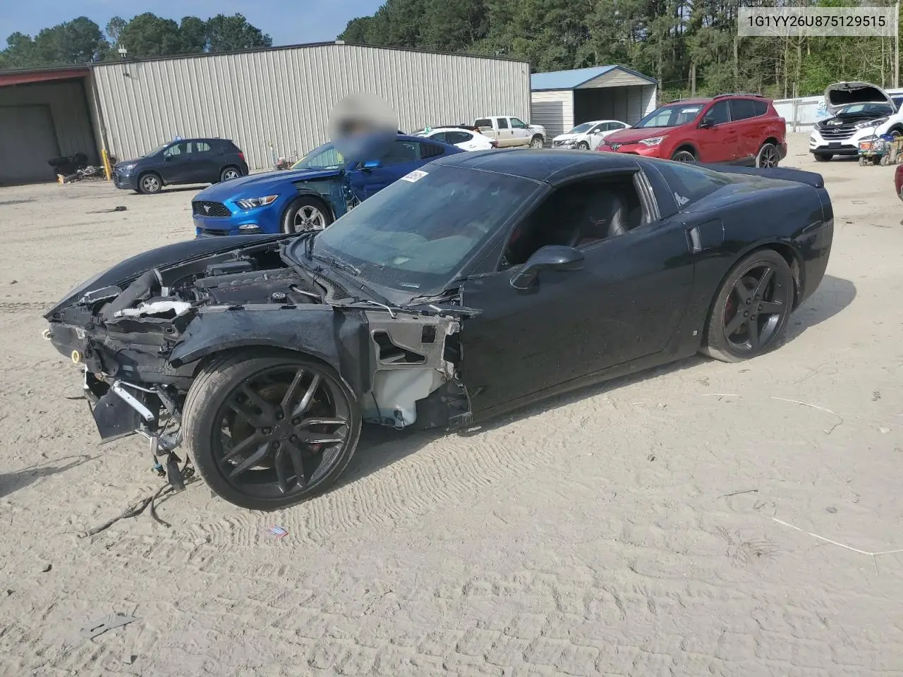 2007 Chevrolet Corvette VIN: 1G1YY26U875129515 Lot: 55296915