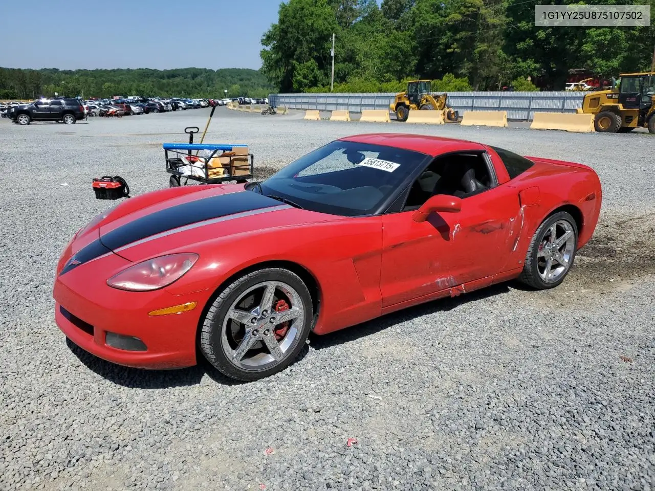 2007 Chevrolet Corvette VIN: 1G1YY25U875107502 Lot: 55813715