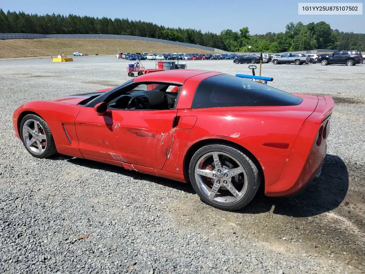 2007 Chevrolet Corvette VIN: 1G1YY25U875107502 Lot: 55813715