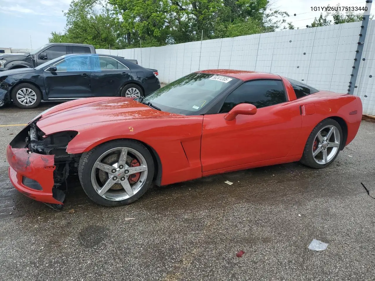 2007 Chevrolet Corvette VIN: 1G1YY26U175133440 Lot: 56241205