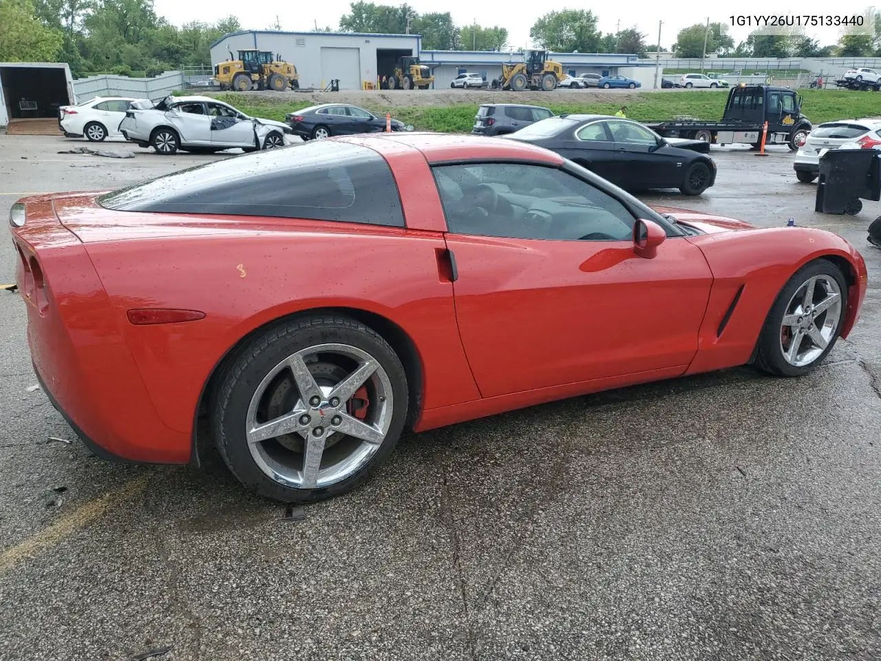 2007 Chevrolet Corvette VIN: 1G1YY26U175133440 Lot: 56241205
