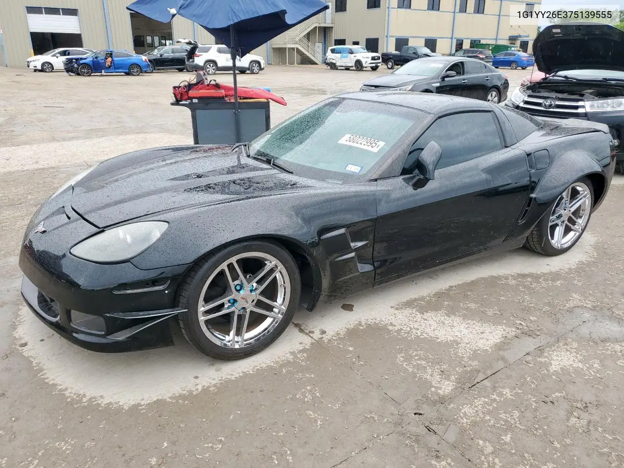 2007 Chevrolet Corvette Z06 VIN: 1G1YY26E375139555 Lot: 58022995
