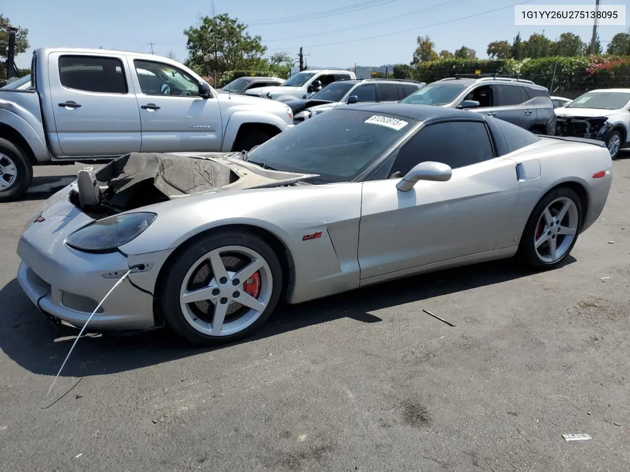 2007 Chevrolet Corvette VIN: 1G1YY26U275138095 Lot: 61263915