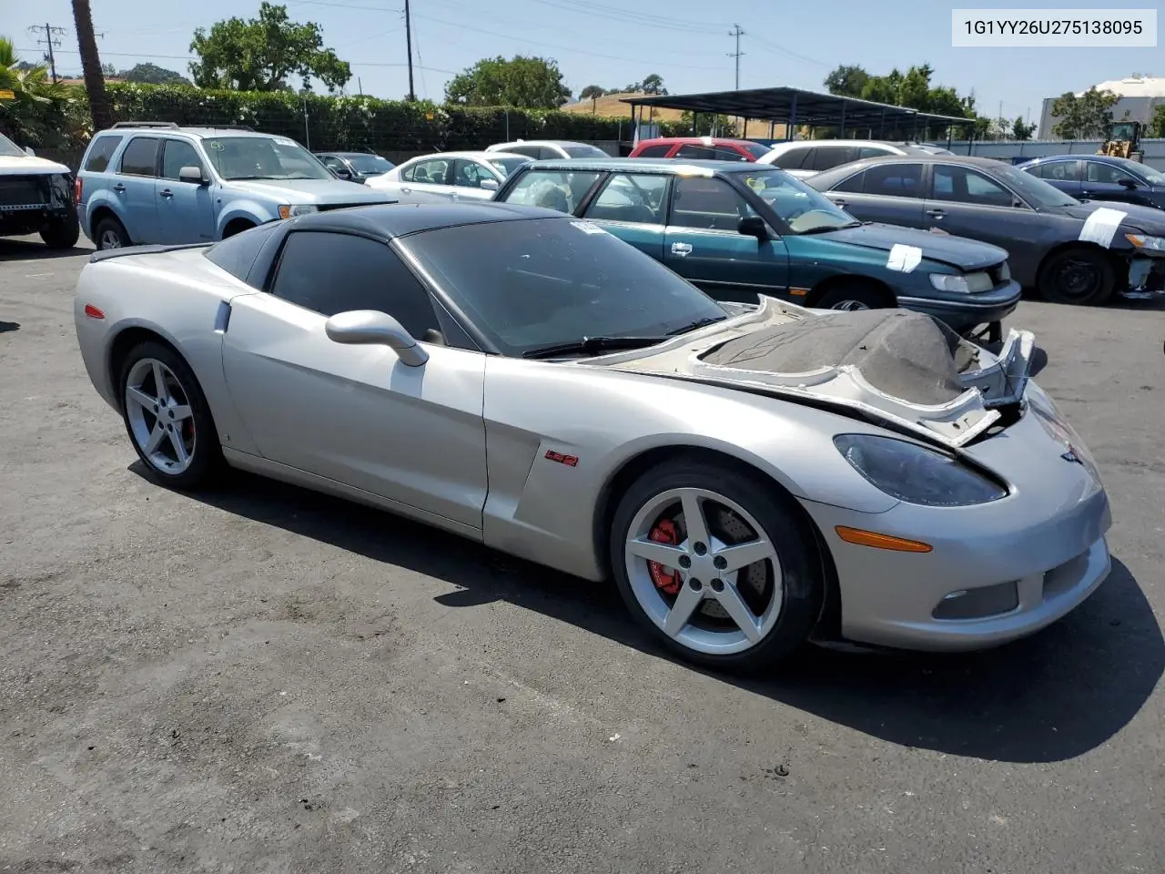 2007 Chevrolet Corvette VIN: 1G1YY26U275138095 Lot: 61263915