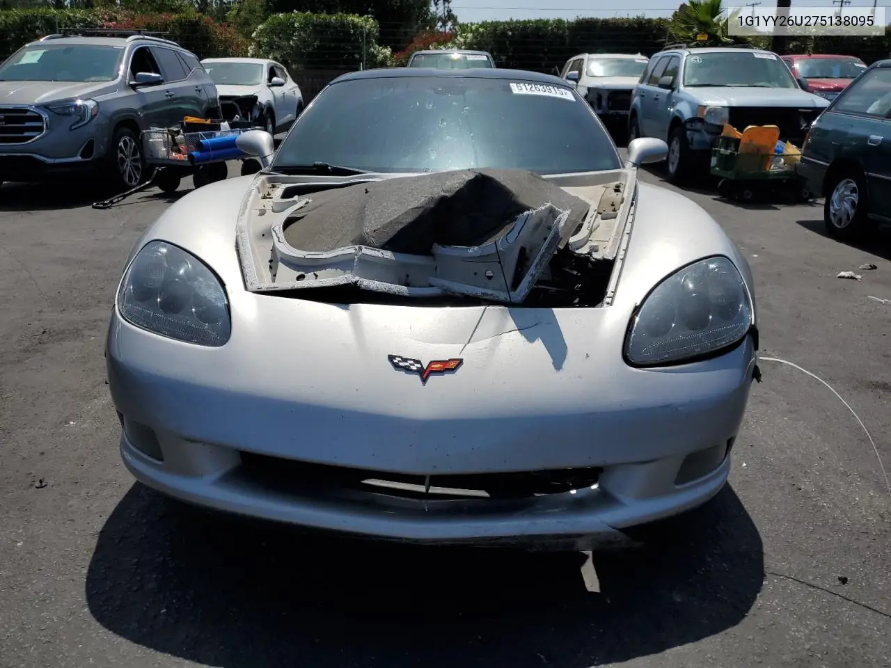 2007 Chevrolet Corvette VIN: 1G1YY26U275138095 Lot: 61263915