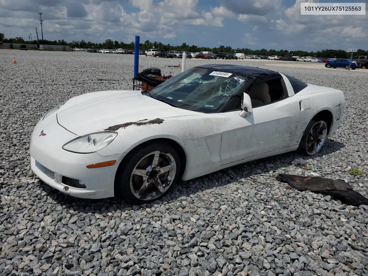 2007 Chevrolet Corvette VIN: 1G1YY26UX75125563 Lot: 61404595