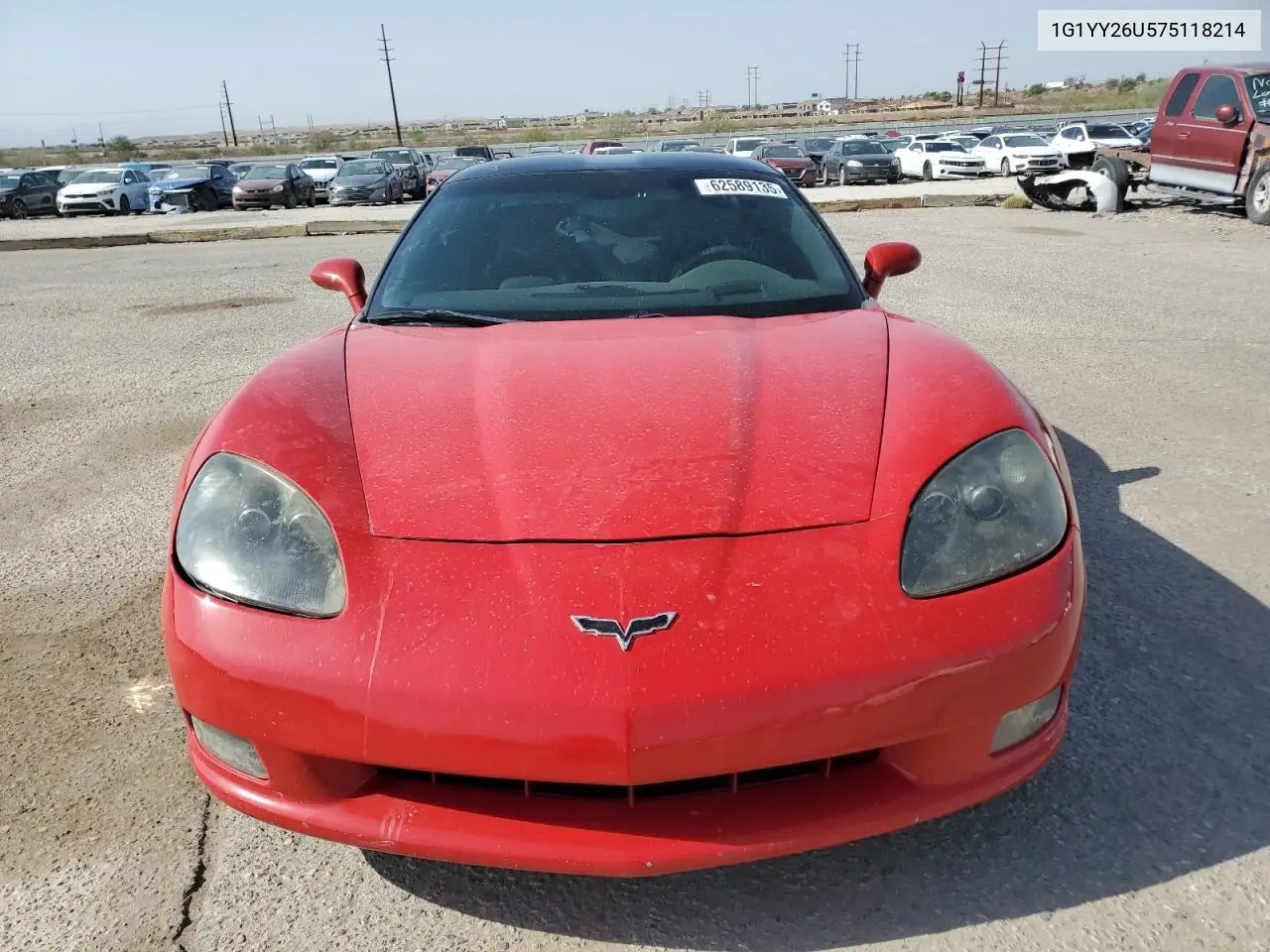 2007 Chevrolet Corvette VIN: 1G1YY26U575118214 Lot: 62589135