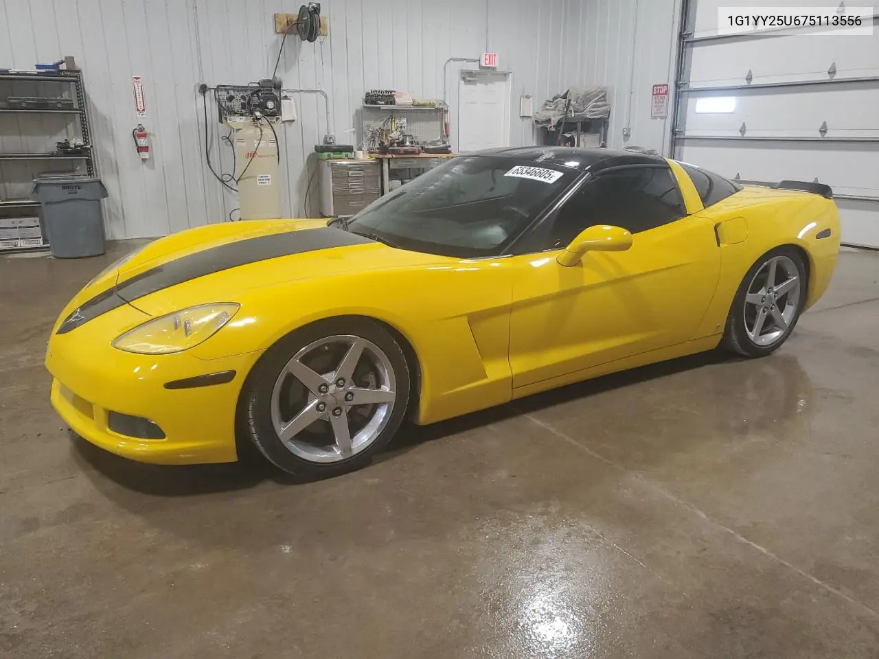 2007 Chevrolet Corvette VIN: 1G1YY25U675113556 Lot: 65346605