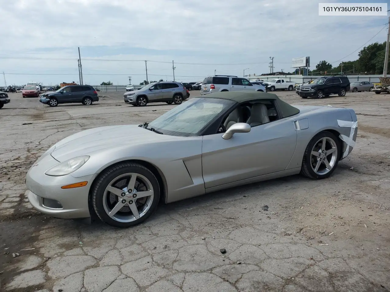 2007 Chevrolet Corvette VIN: 1G1YY36U975104161 Lot: 65732115