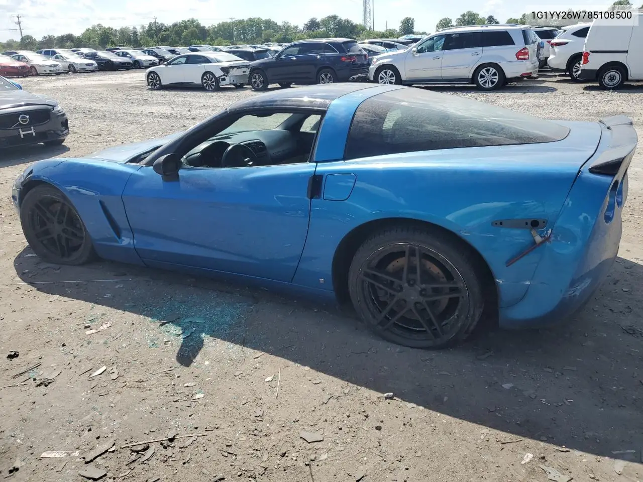 2008 Chevrolet Corvette VIN: 1G1YY26W785108500 Lot: 55552385