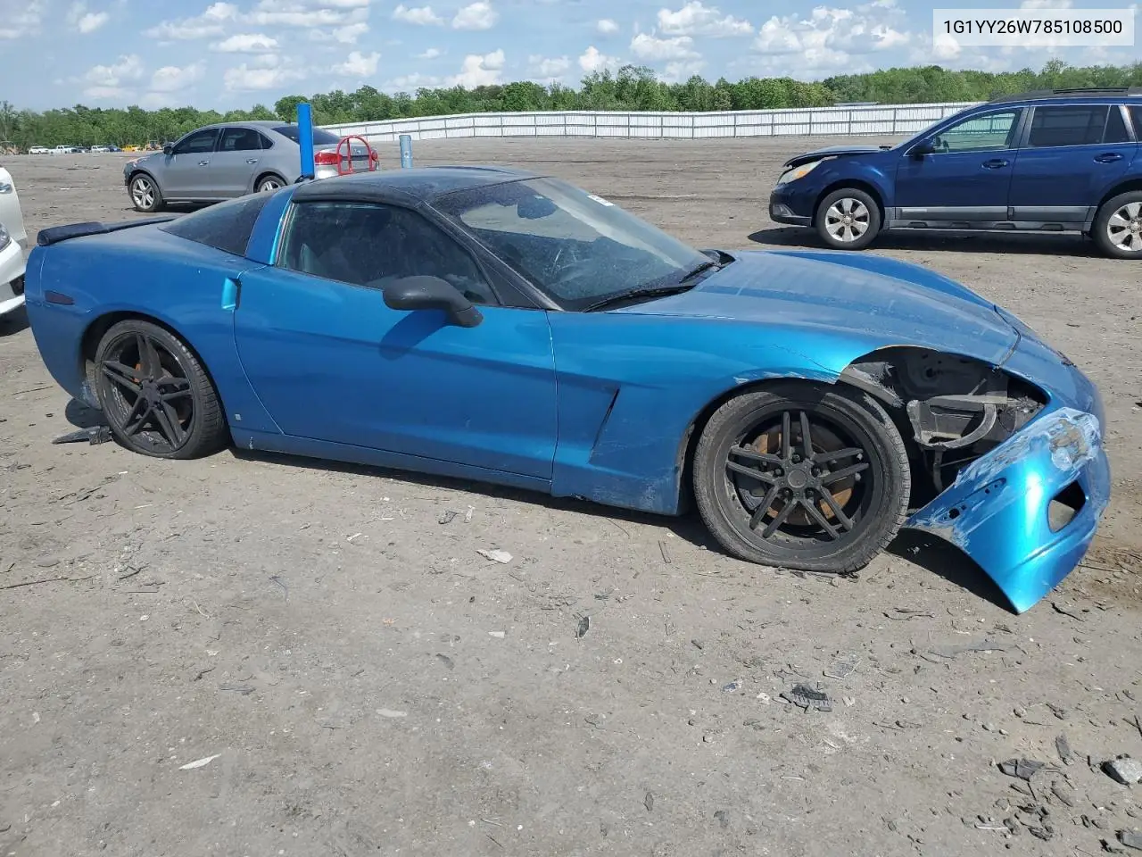 2008 Chevrolet Corvette VIN: 1G1YY26W785108500 Lot: 55552385