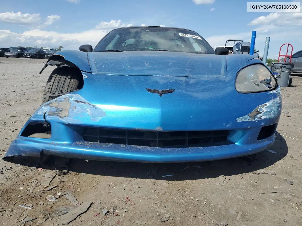 2008 Chevrolet Corvette VIN: 1G1YY26W785108500 Lot: 55552385