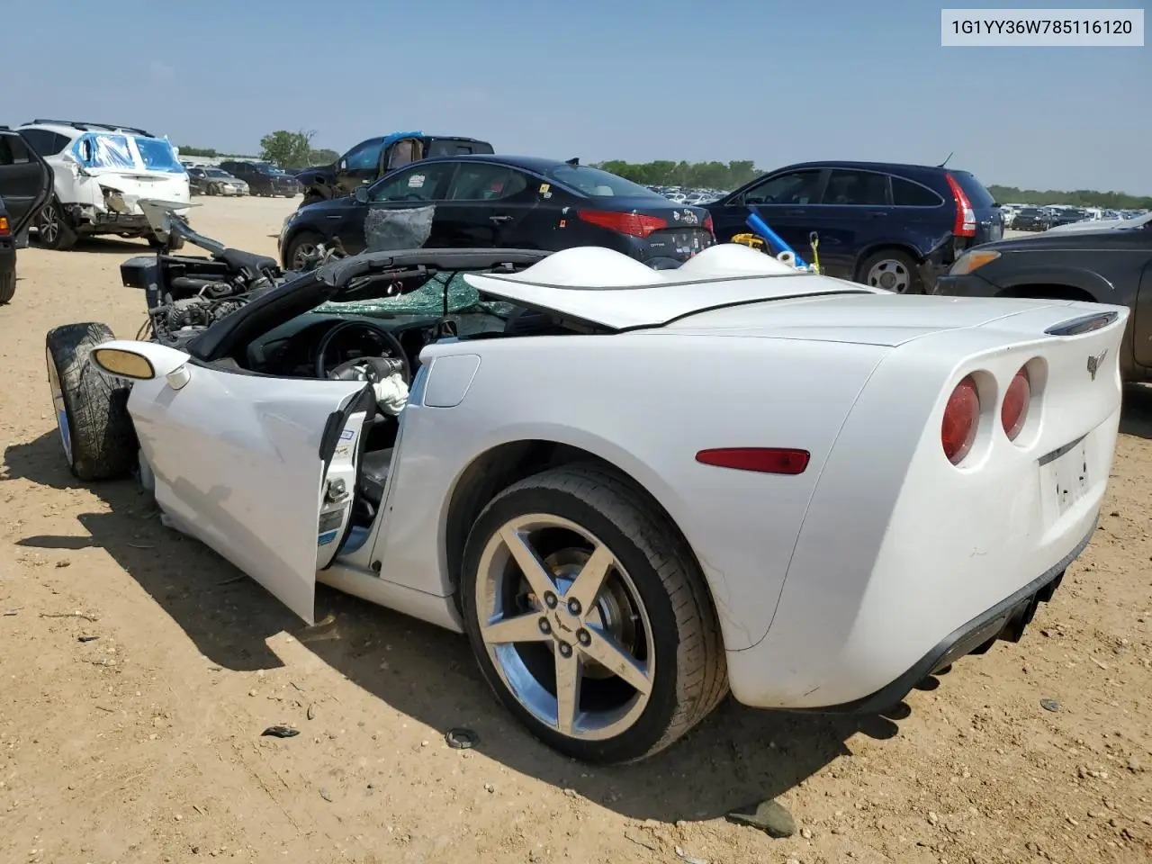 2008 Chevrolet Corvette VIN: 1G1YY36W785116120 Lot: 55974735