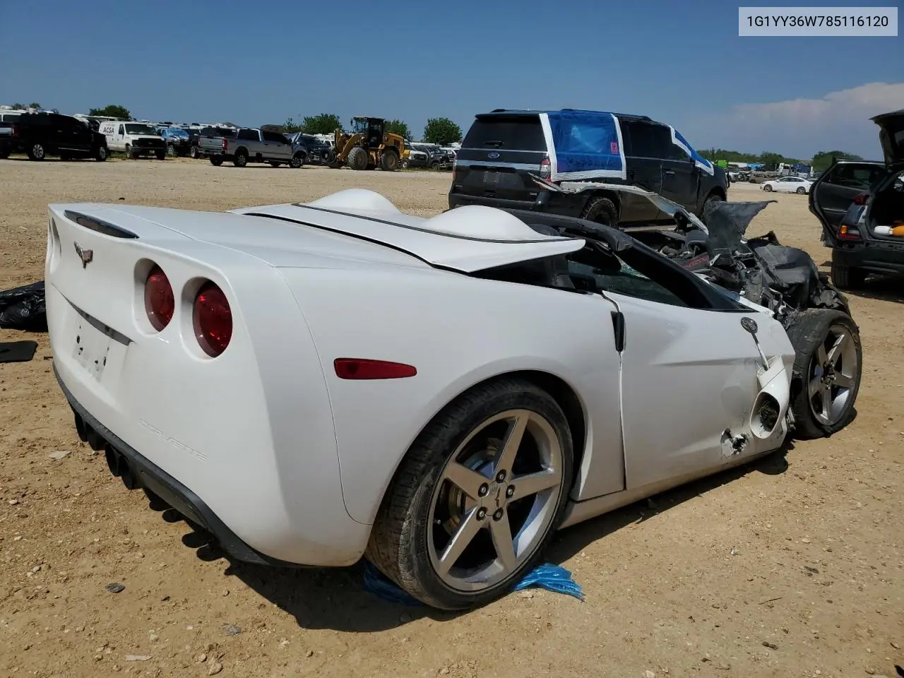 2008 Chevrolet Corvette VIN: 1G1YY36W785116120 Lot: 55974735