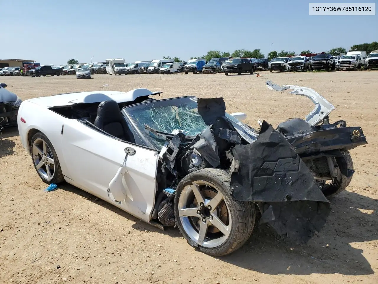 2008 Chevrolet Corvette VIN: 1G1YY36W785116120 Lot: 55974735