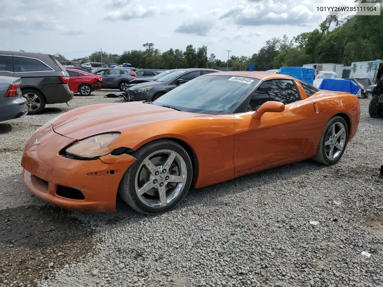 2008 Chevrolet Corvette VIN: 1G1YY26W285111904 Lot: 56040645