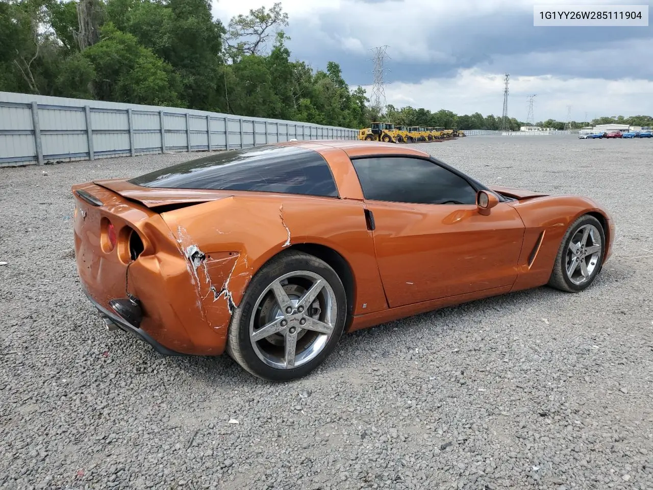 2008 Chevrolet Corvette VIN: 1G1YY26W285111904 Lot: 56040645