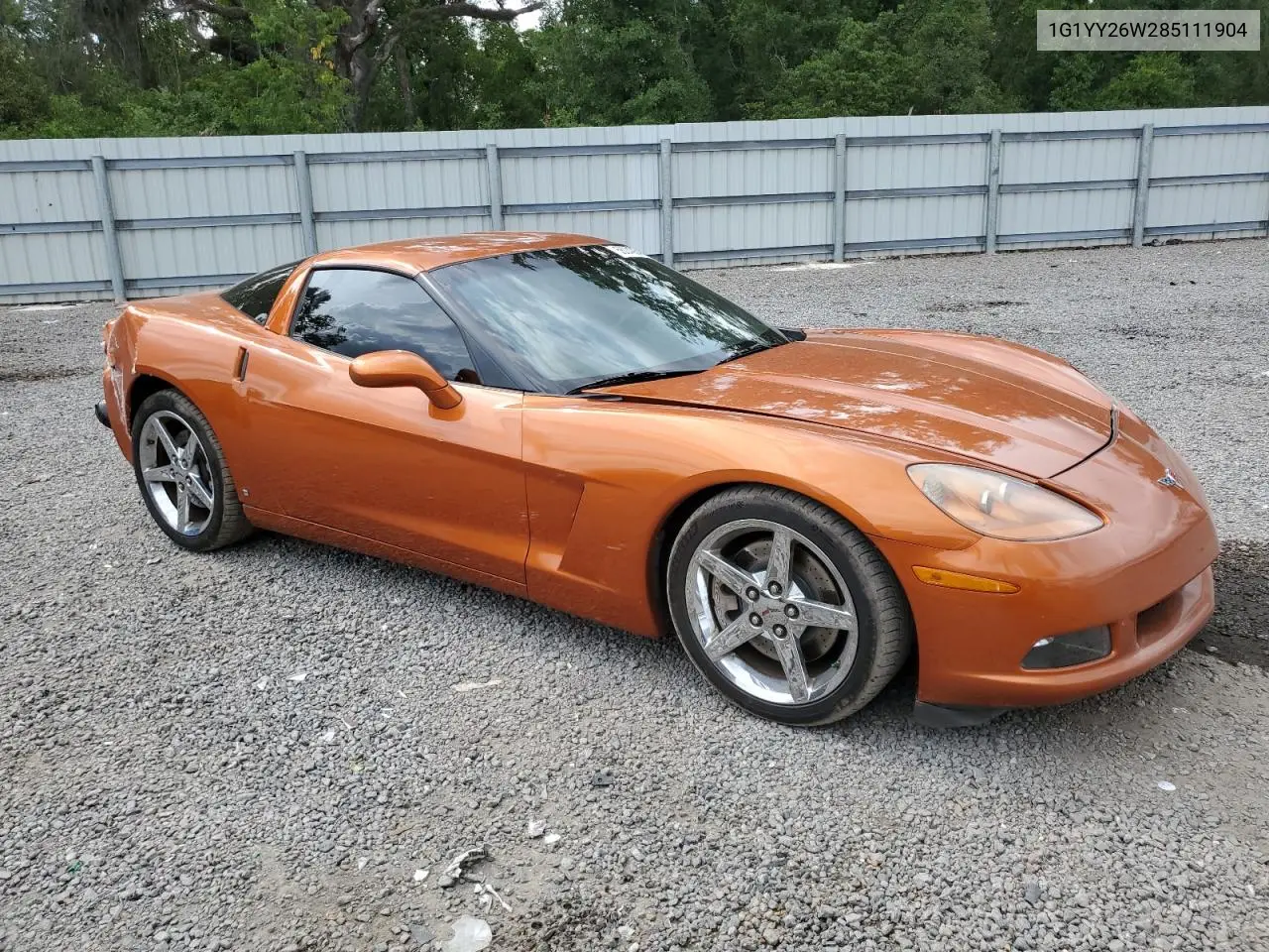 2008 Chevrolet Corvette VIN: 1G1YY26W285111904 Lot: 56040645