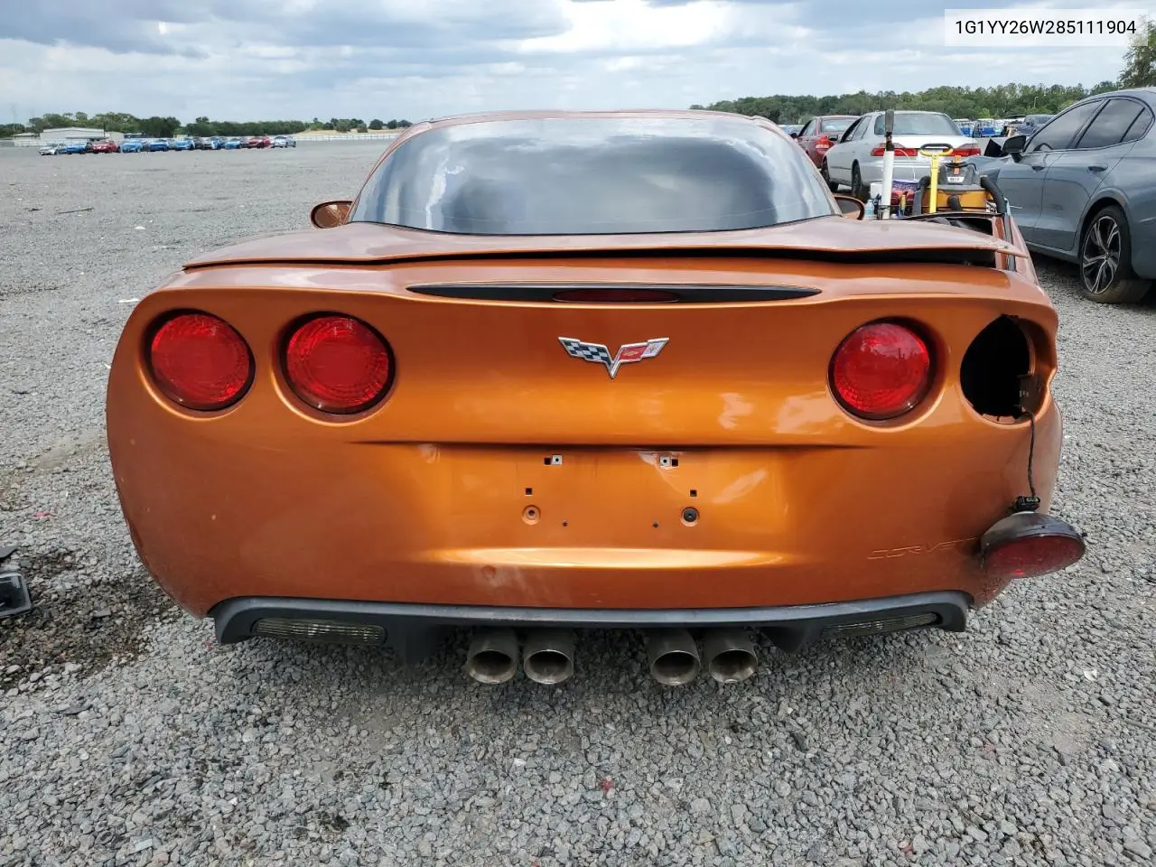 2008 Chevrolet Corvette VIN: 1G1YY26W285111904 Lot: 56040645