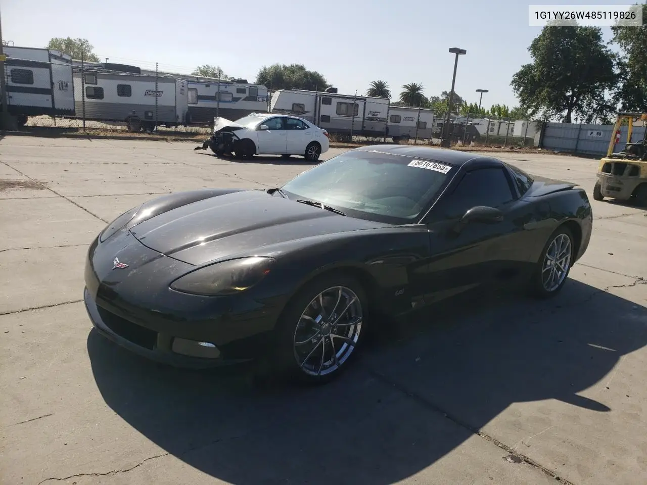 2008 Chevrolet Corvette VIN: 1G1YY26W485119826 Lot: 56167655