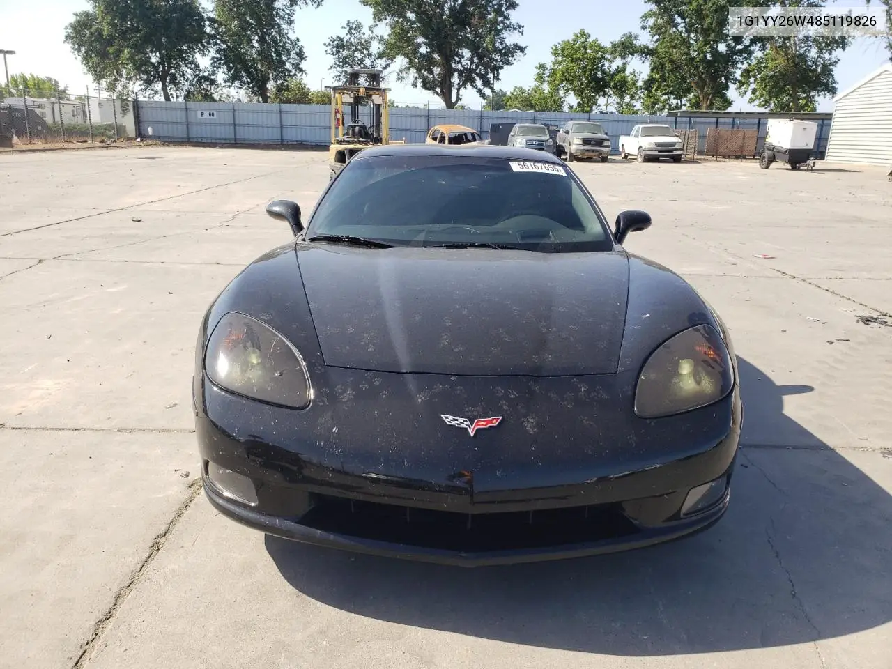 2008 Chevrolet Corvette VIN: 1G1YY26W485119826 Lot: 56167655