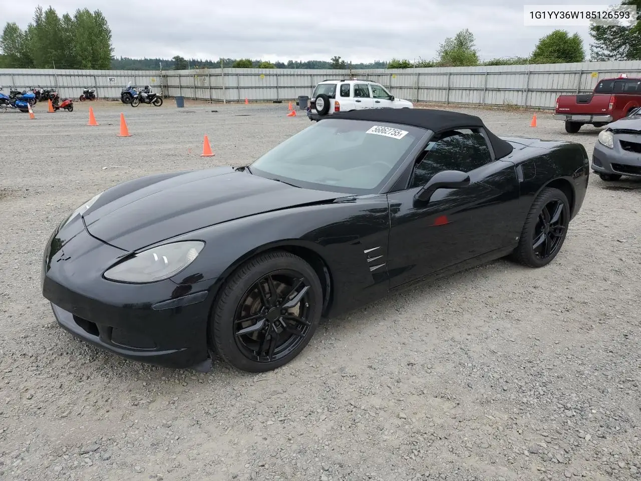 2008 Chevrolet Corvette VIN: 1G1YY36W185126593 Lot: 56862755