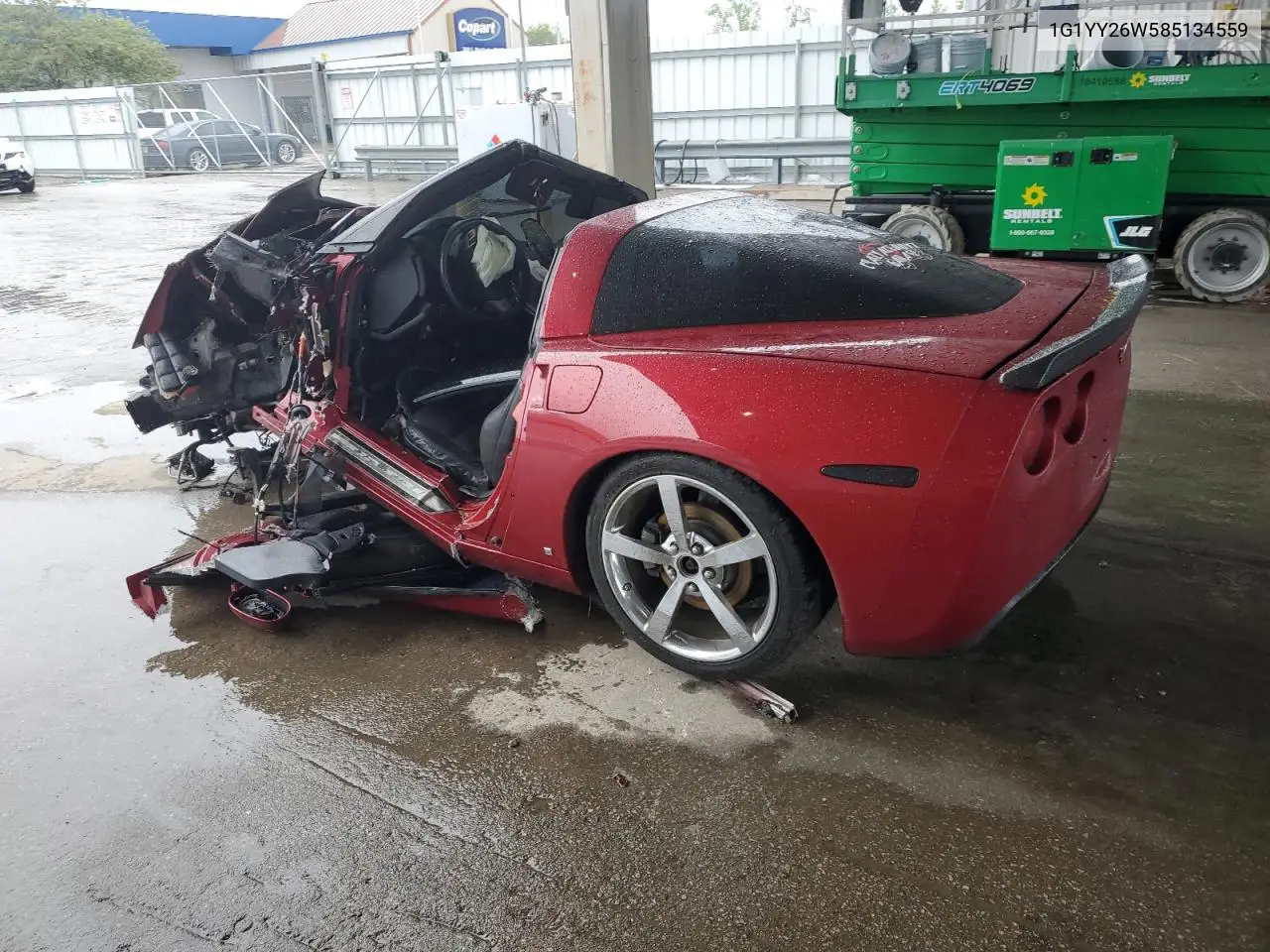 2008 Chevrolet Corvette VIN: 1G1YY26W585134559 Lot: 57710615
