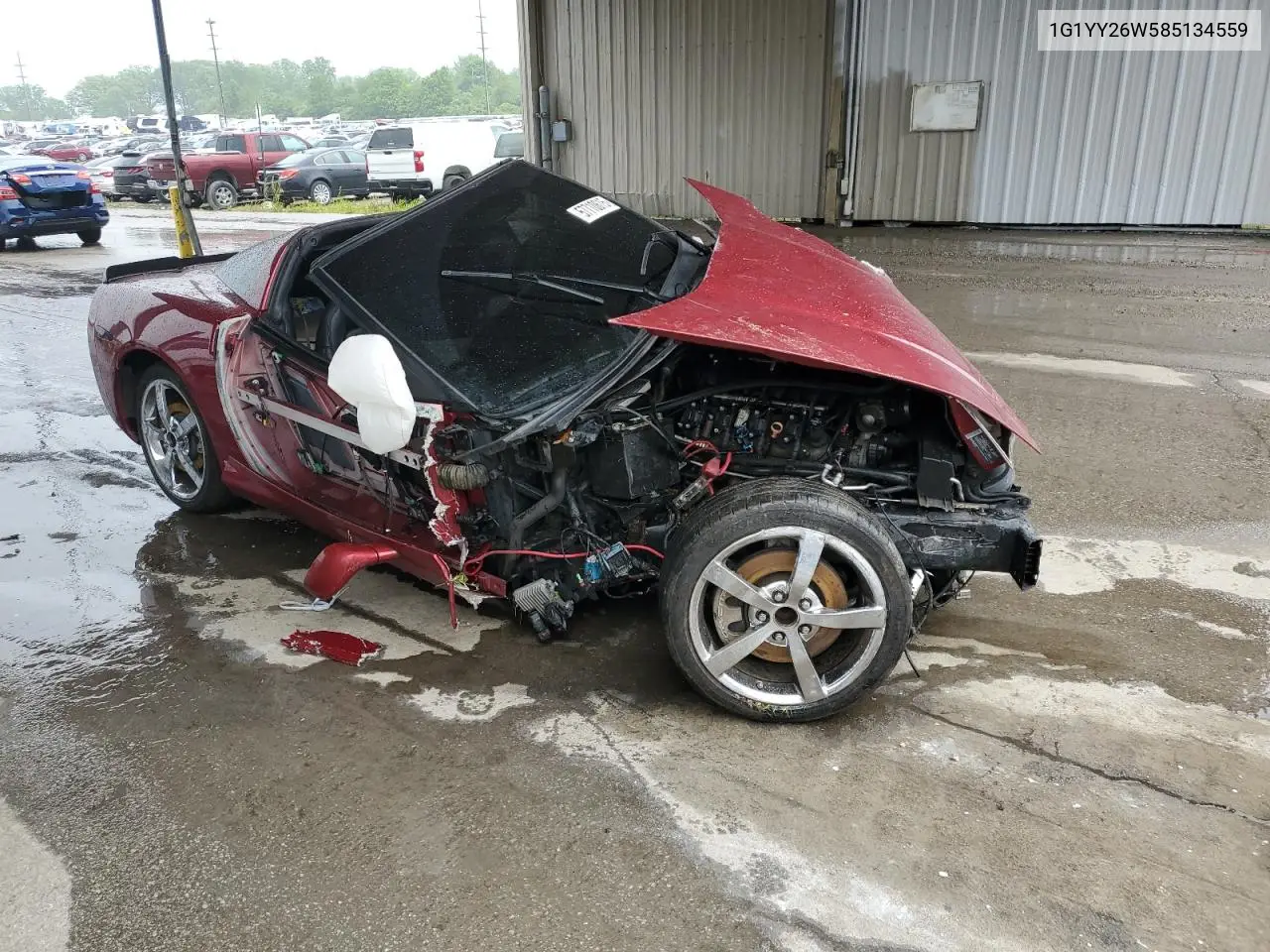 2008 Chevrolet Corvette VIN: 1G1YY26W585134559 Lot: 57710615