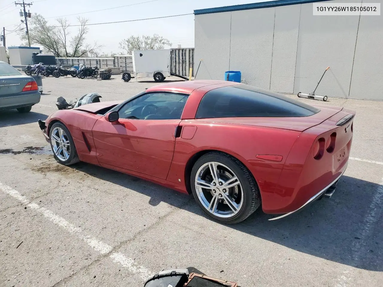 2008 Chevrolet Corvette VIN: 1G1YY26W185105012 Lot: 61065765