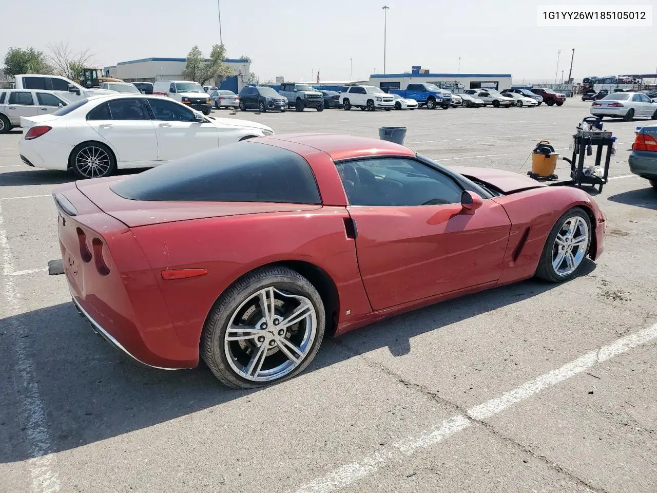 2008 Chevrolet Corvette VIN: 1G1YY26W185105012 Lot: 61065765