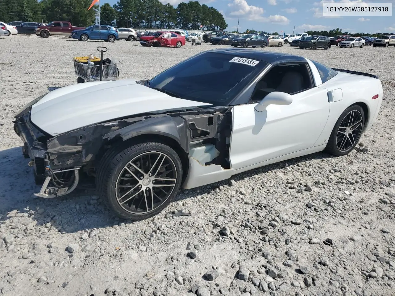 2008 Chevrolet Corvette VIN: 1G1YY26W585127918 Lot: 61216485
