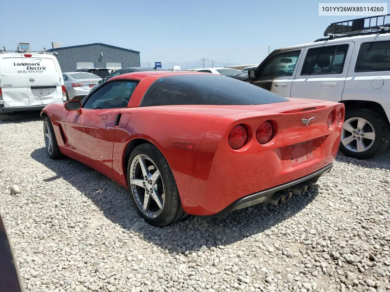 2008 Chevrolet Corvette VIN: 1G1YY26WX85114260 Lot: 61389395