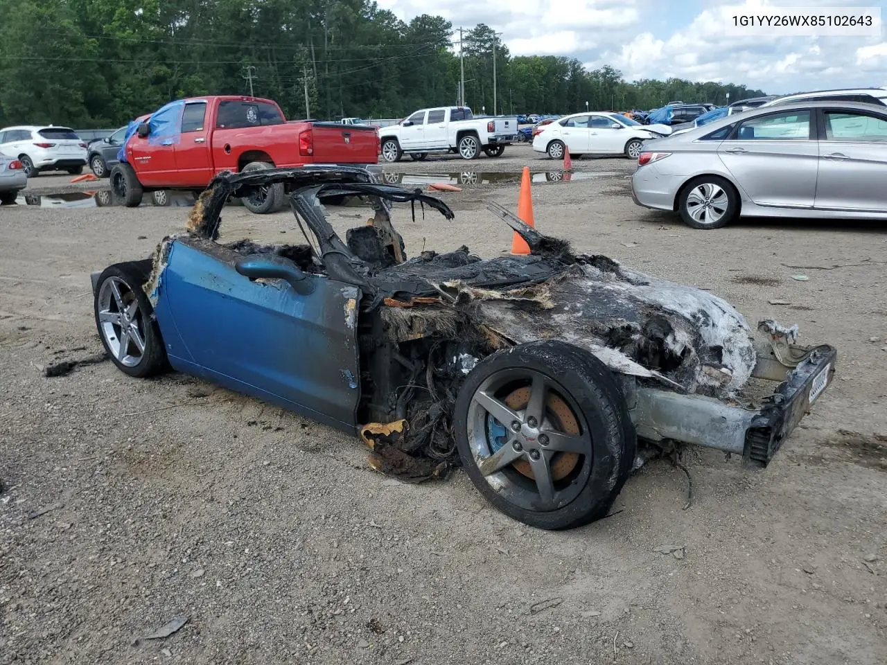 2008 Chevrolet Corvette VIN: 1G1YY26WX85102643 Lot: 62006005