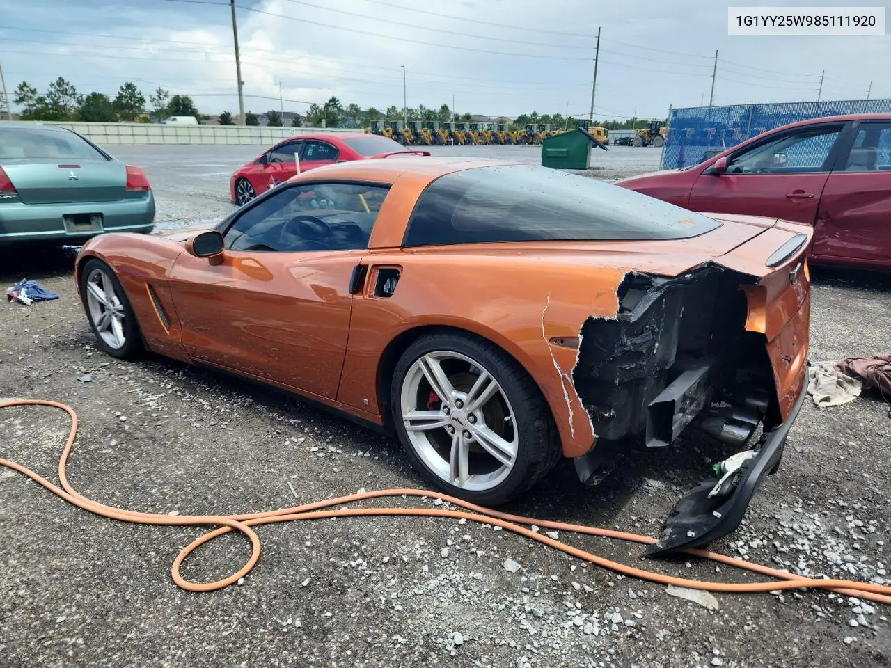 2008 Chevrolet Corvette VIN: 1G1YY25W985111920 Lot: 63256655